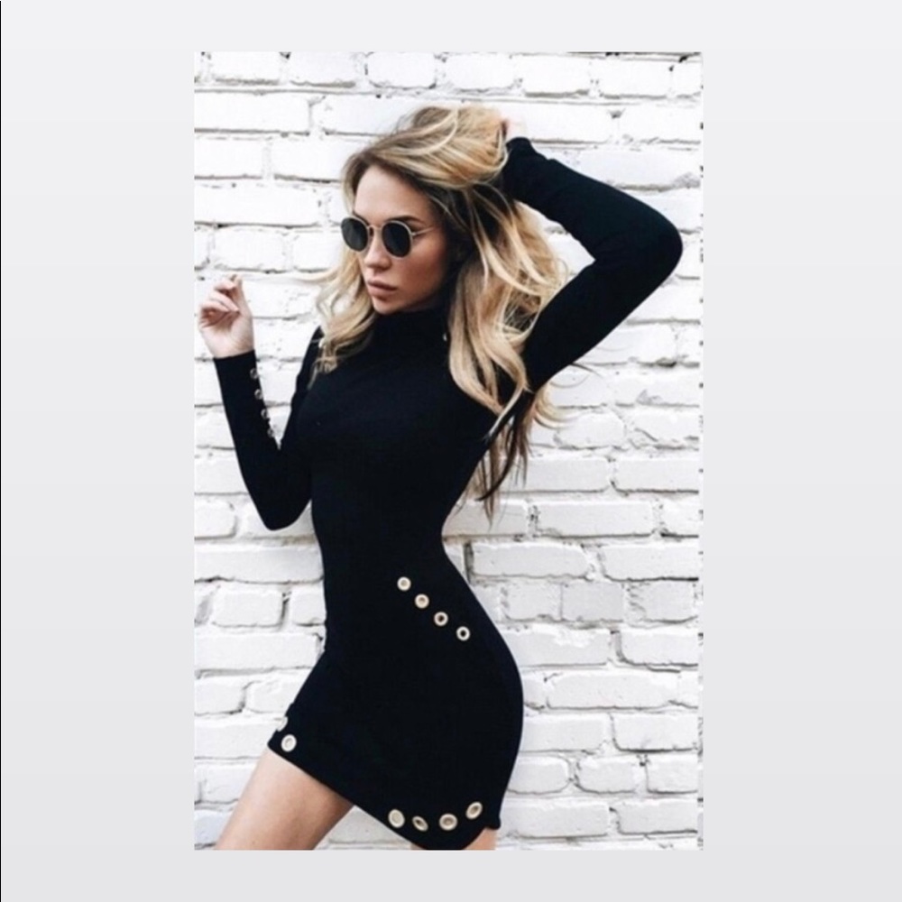 🔥JUST ARRIVED🔥 Casual Solid Black Bodycon Dress